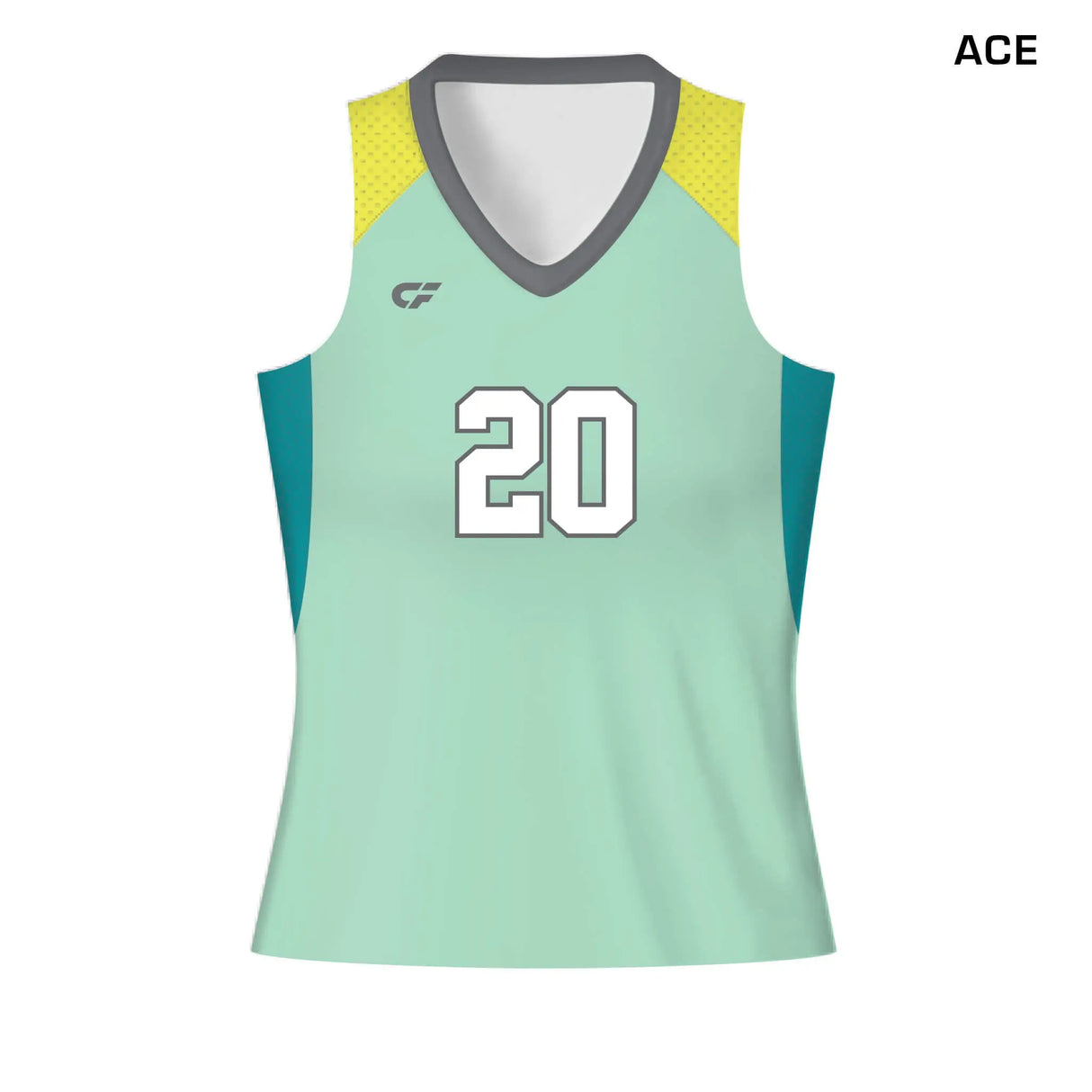 CustomFuze Women's Sublimated Sleeveless Volleyball Jersey