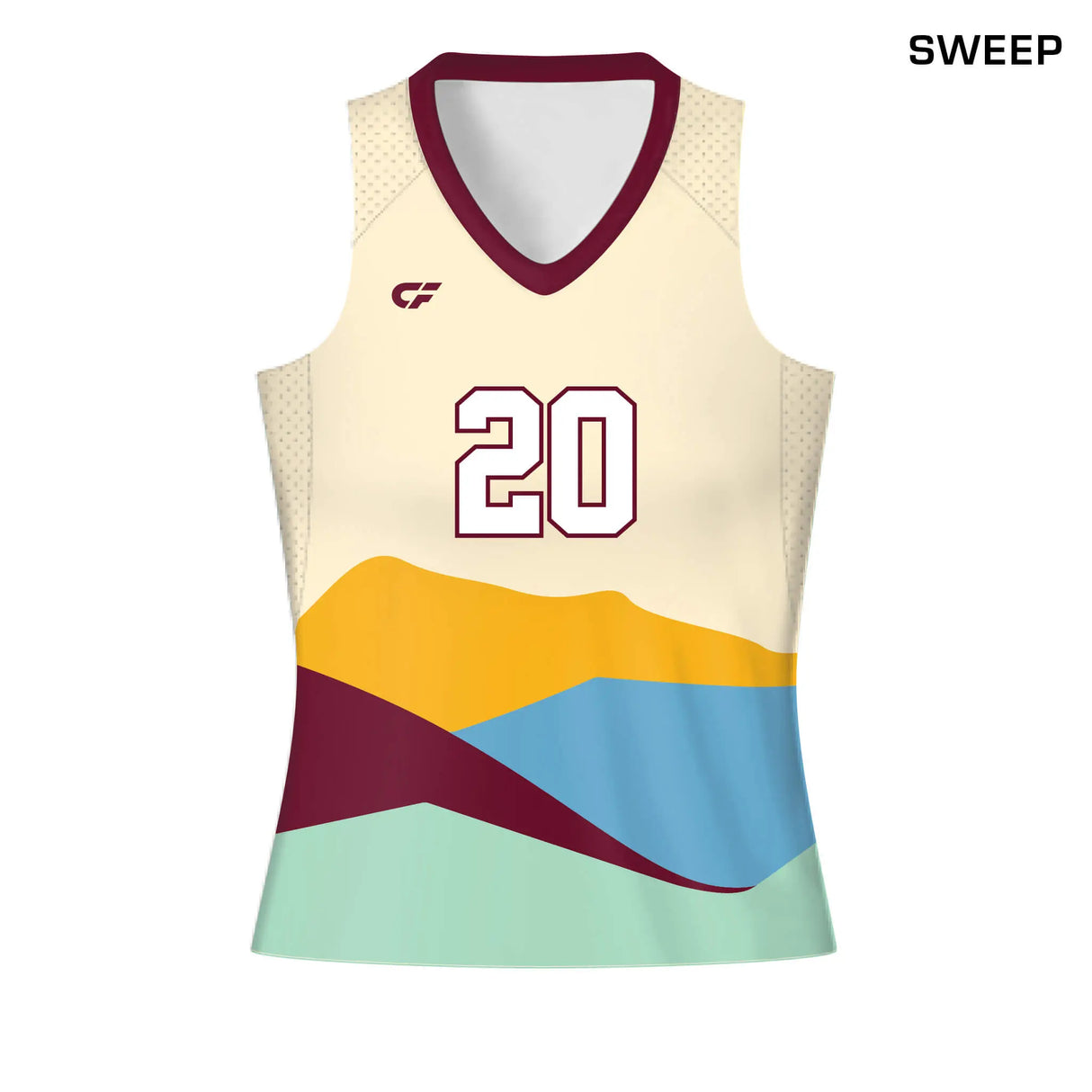 CustomFuze Women's Sublimated Sleeveless Volleyball Jersey