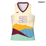 CustomFuze Women's Sublimated Sleeveless Volleyball Jersey