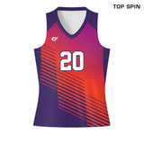 CustomFuze Women's Sublimated Sleeveless Volleyball Jersey