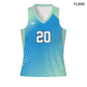 CustomFuze Women's Sublimated Sleeveless Volleyball Jersey