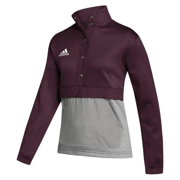 Adidas Women s Team Issue 1 4 Zip Size S