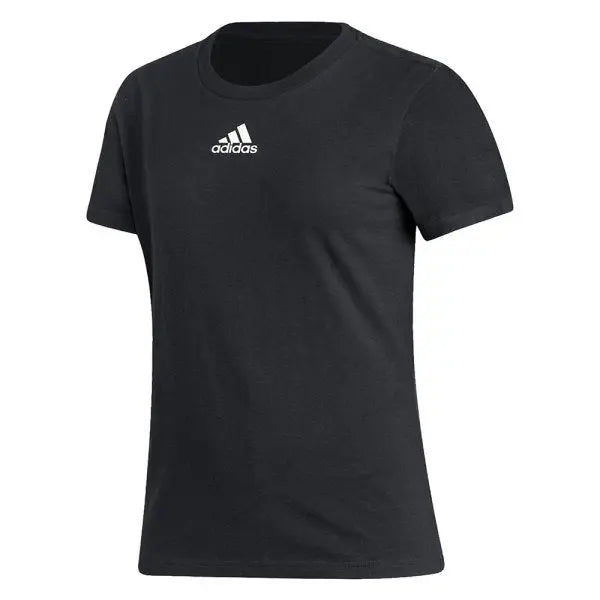 Adidas Women s Fresh BOS Short Sleeve Tee Black Black White L