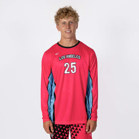 CustomFuze Men's Sublimated Long Sleeve Volleyball Jersey