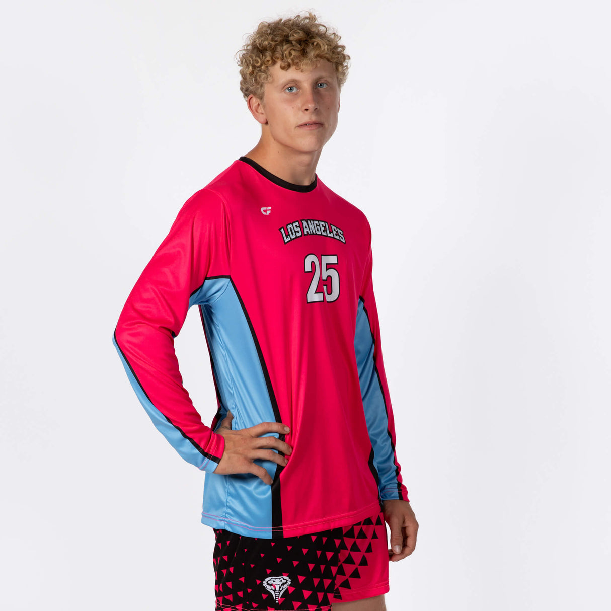 CustomFuze Men's Sublimated Long Sleeve Volleyball Jersey