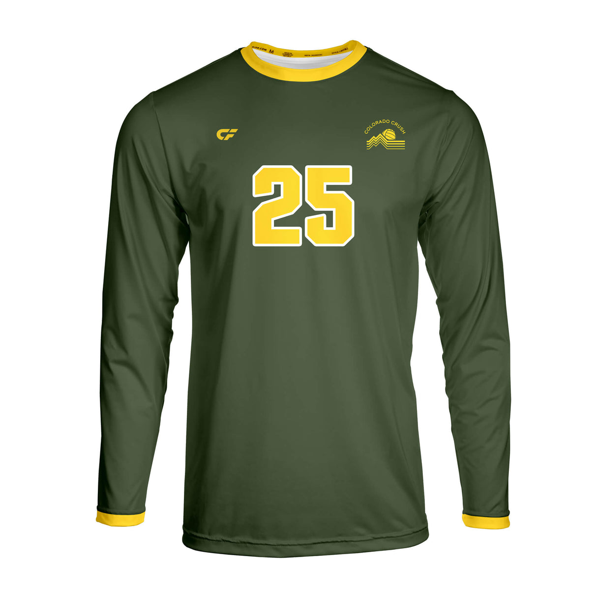 CustomFuze Men's Sublimated Long Sleeve Volleyball Jersey