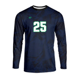 CustomFuze Men's Sublimated Long Sleeve Volleyball Jersey