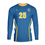 CustomFuze Men's Sublimated Long Sleeve Volleyball Jersey