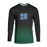 CustomFuze Men's Sublimated Long Sleeve Volleyball Jersey