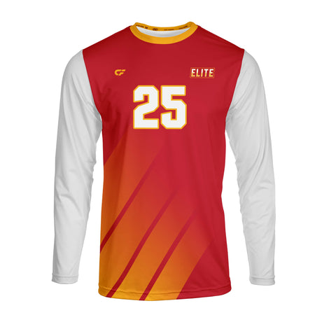 CustomFuze Men's Sublimated Long Sleeve Volleyball Jersey