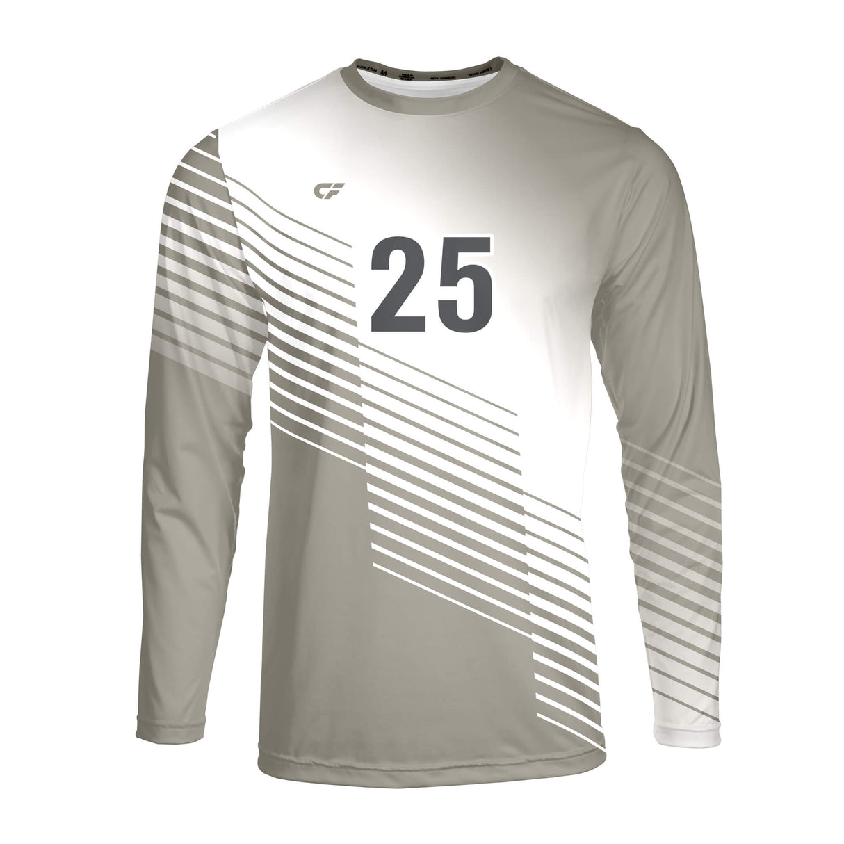 CustomFuze Men's Sublimated Long Sleeve Volleyball Jersey