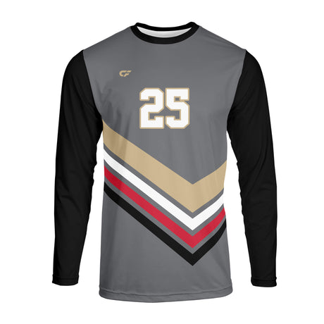 CustomFuze Men's Sublimated Long Sleeve Volleyball Jersey