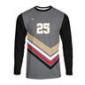 CustomFuze Men's Sublimated Long Sleeve Volleyball Jersey