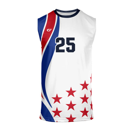 CustomFuze Men's Sublimated Sleeveless Volleyball Jersey