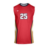 CustomFuze Men's Sublimated Sleeveless Volleyball Jersey