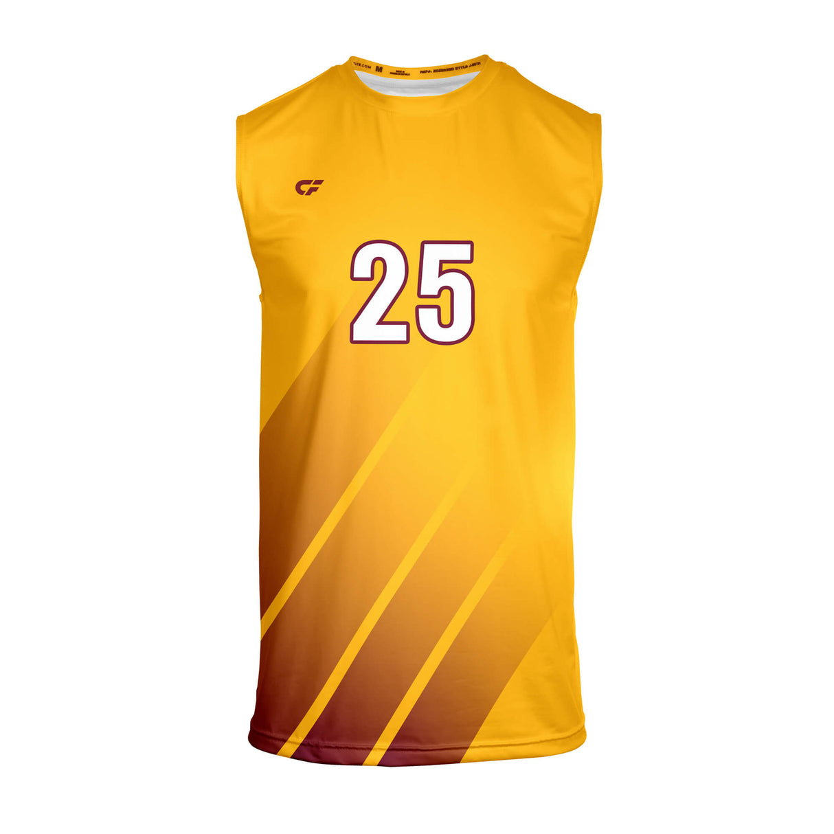 CustomFuze Men's Sublimated Sleeveless Volleyball Jersey