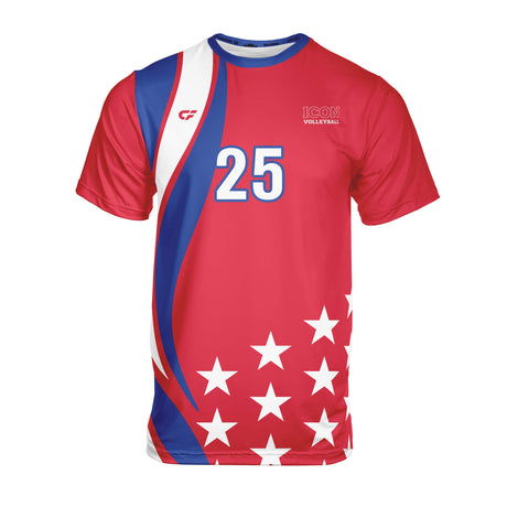 CustomFuze Men's Sublimated Short Sleeve Volleyball Jersey