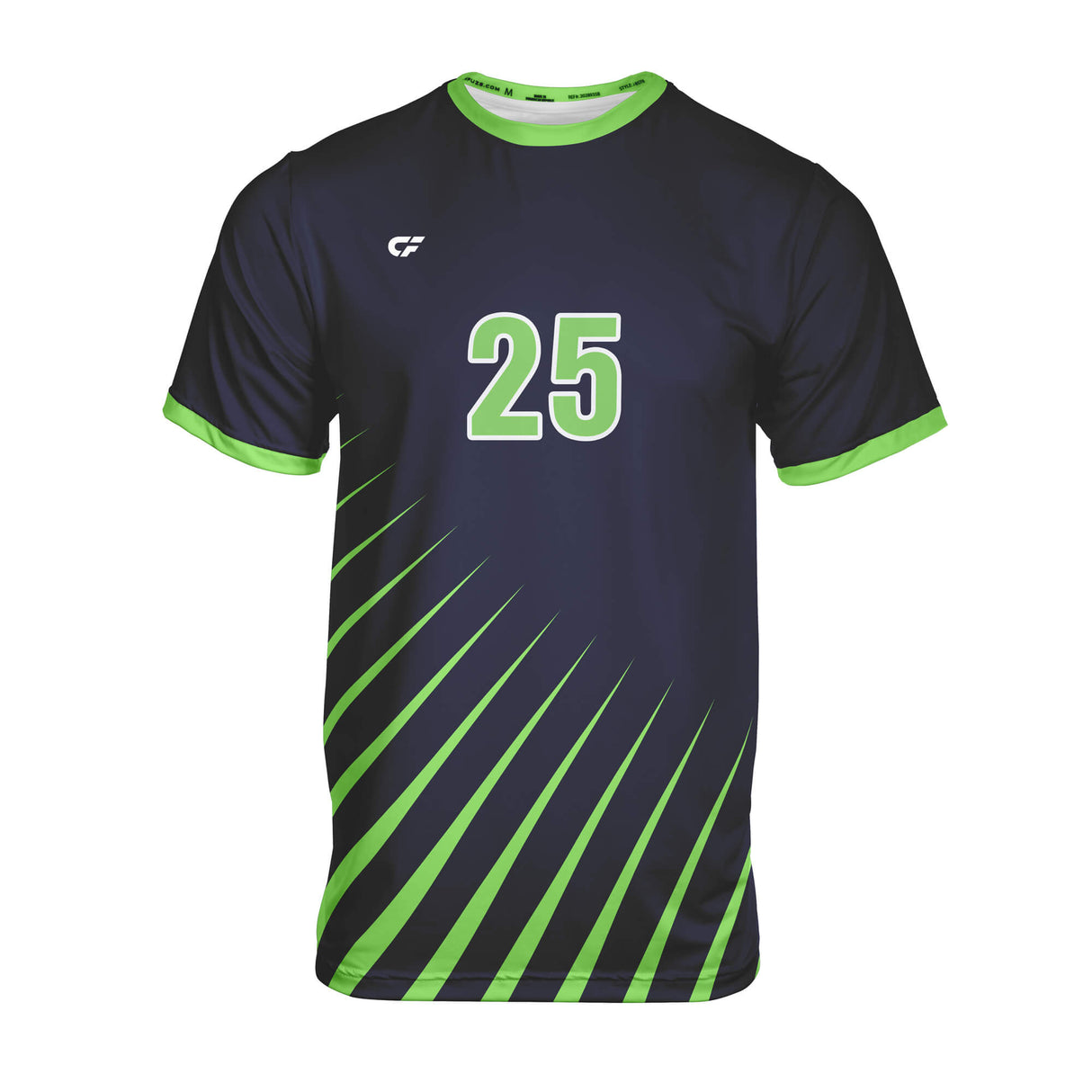 CustomFuze Men's Sublimated Short Sleeve Volleyball Jersey