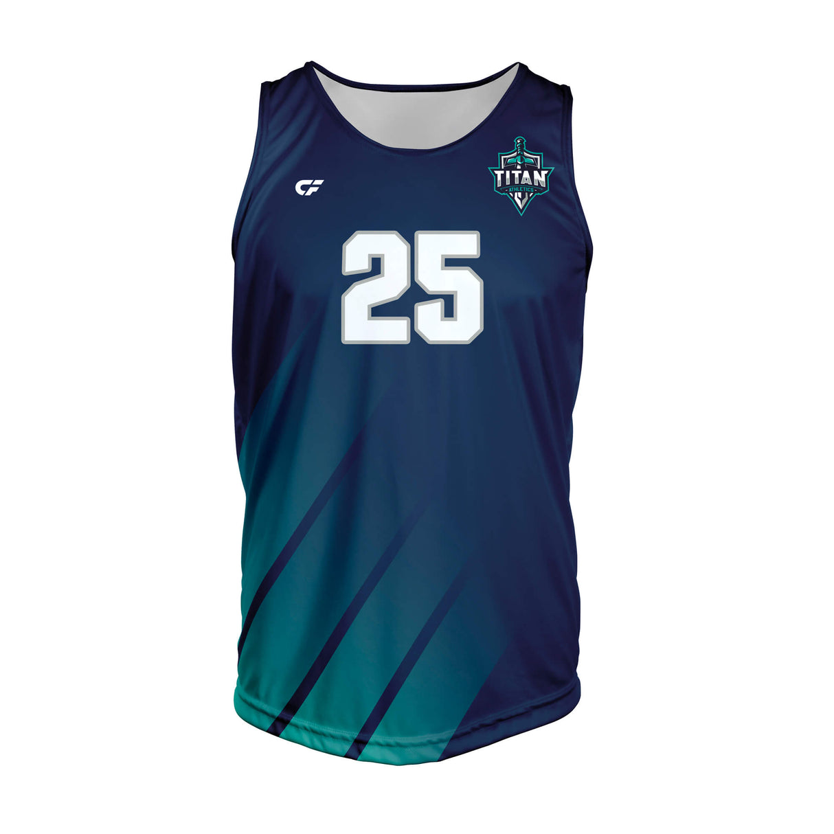 CustomFuze Men's Sublimated Tank Volleyball Jersey