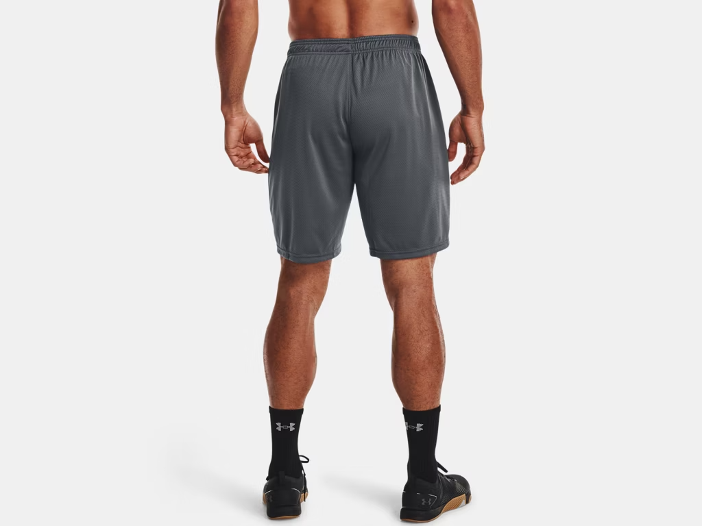 Men's UA Tech Mesh Shorts pitch gray 3