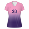 CustomFuze Women's Sublimated Cap Sleeve Volleyball Jersey - Pink