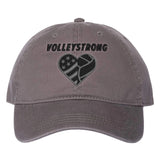 Volleystrong Classic Dad Hat Charcoal Volleystrong