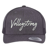 Volleystrong Signature Trucker Hat Dark Heather Grey Volleystrong