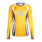 CustomFuze Women's Sublimated Long Sleeve Volleyball Jersey