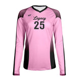 CustomFuze Women's Sublimated Long Sleeve Volleyball Jersey