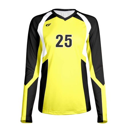 CustomFuze Women's Sublimated Long Sleeve Volleyball Jersey