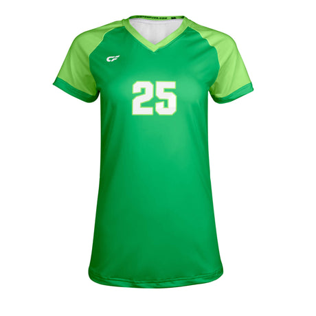 CustomFuze Women's Sublimated Cap Sleeve Volleyball Jersey