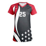 CustomFuze Women's Sublimated Cap Sleeve Volleyball Jersey