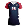 CustomFuze Women's Sublimated Cap Sleeve Volleyball Jersey