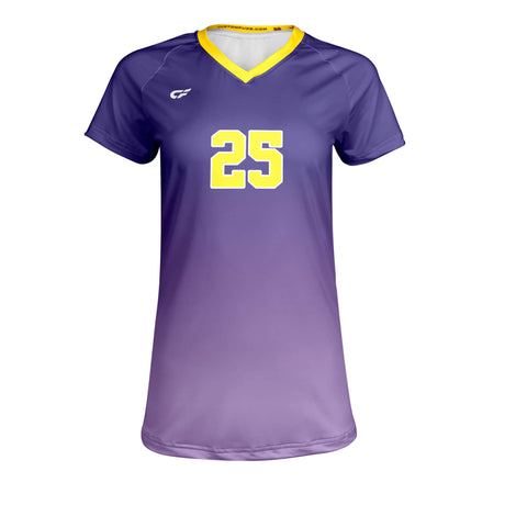 CustomFuze Women's Sublimated Cap Sleeve Volleyball Jersey