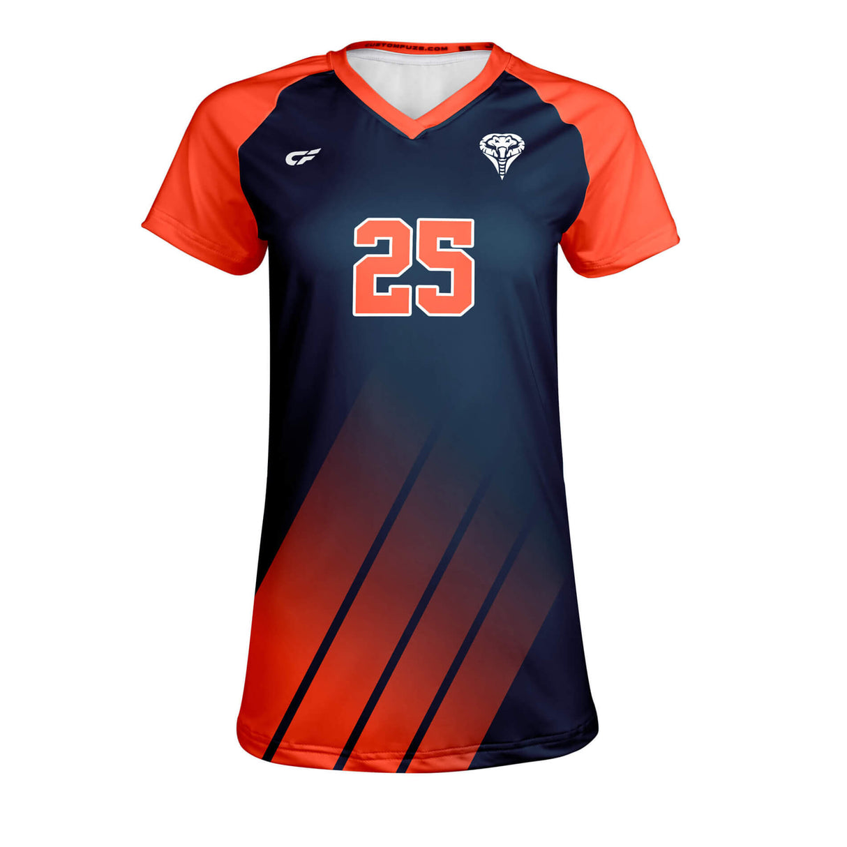 CustomFuze Women's Sublimated Cap Sleeve Volleyball Jersey