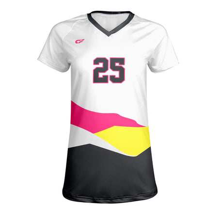 CustomFuze Women's Sublimated Cap Sleeve Volleyball Jersey