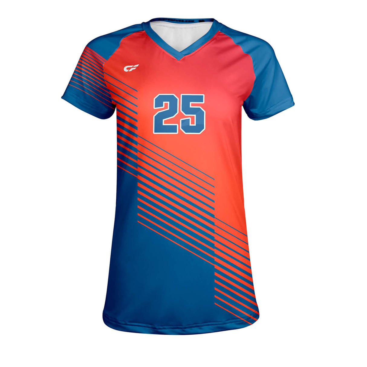 CustomFuze Women's Sublimated Cap Sleeve Volleyball Jersey