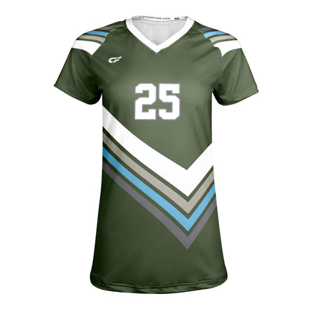 CustomFuze Women's Sublimated Cap Sleeve Volleyball Jersey