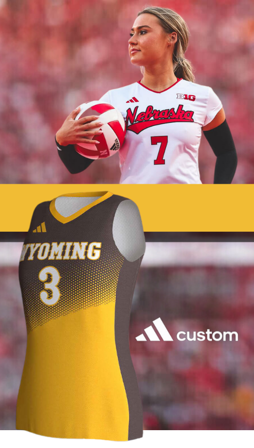 Custom volleyball jerseys adidas on sale