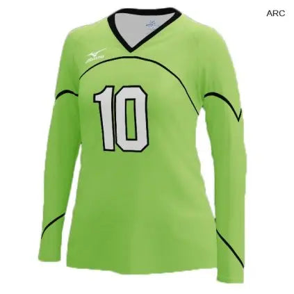 Mizuno volleyball jerseys clearance long sleeve