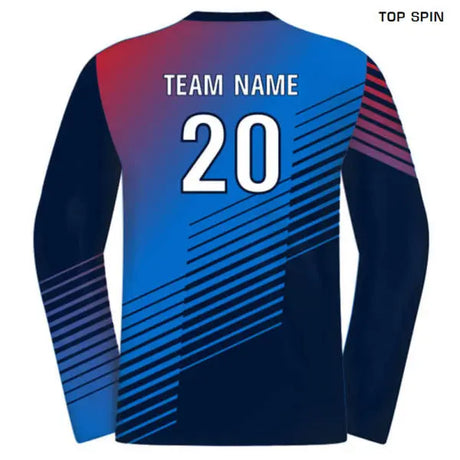 CustomFuze Men's Sublimated Long Sleeve Volleyball Jersey